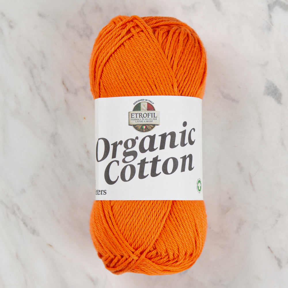 Etrofil Organic Cotton Turuncu El Örgü İpi - 72290